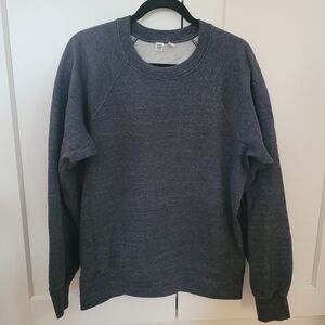 Uniqlo Men's Navy Speckled Crewneck Sweater Size M